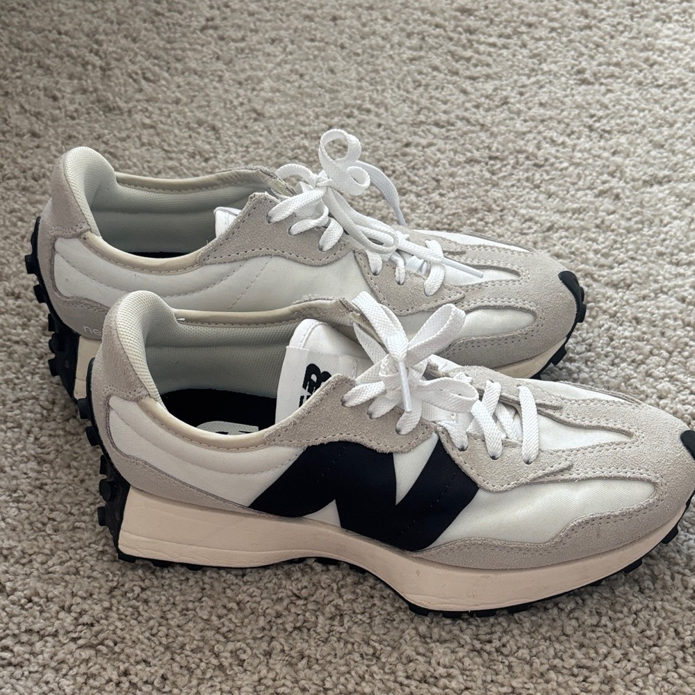 White and Black Sneakers